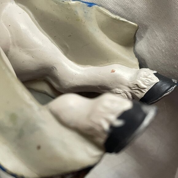 Papo Medieval World of Knights Horse w/ Ram Blue Ram Crest Fantasy Figure 2007 - Picture 9 of 16